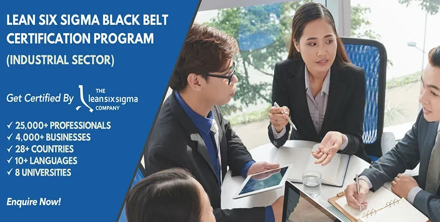 Lean Six Sigma Black Belt Certification (Industrial Sector)
