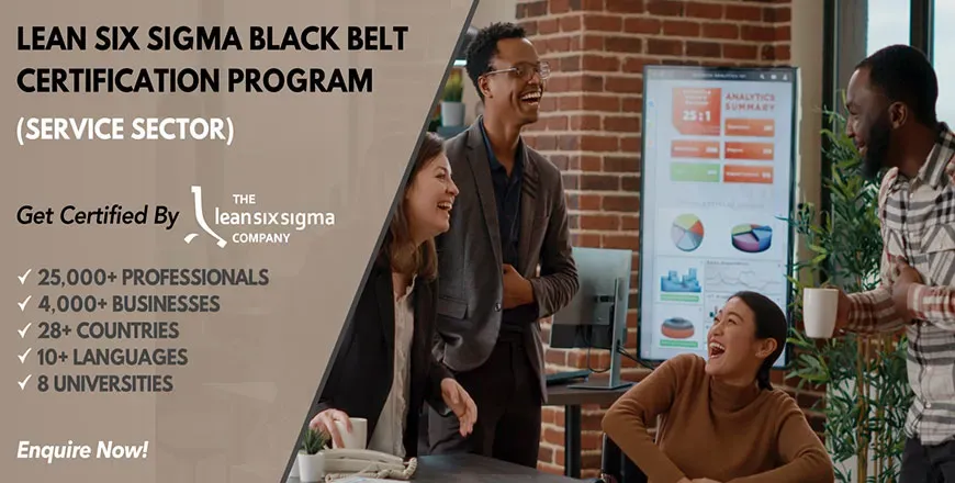 Lean Six Sigma Black Belt Certification (Service Sector)
