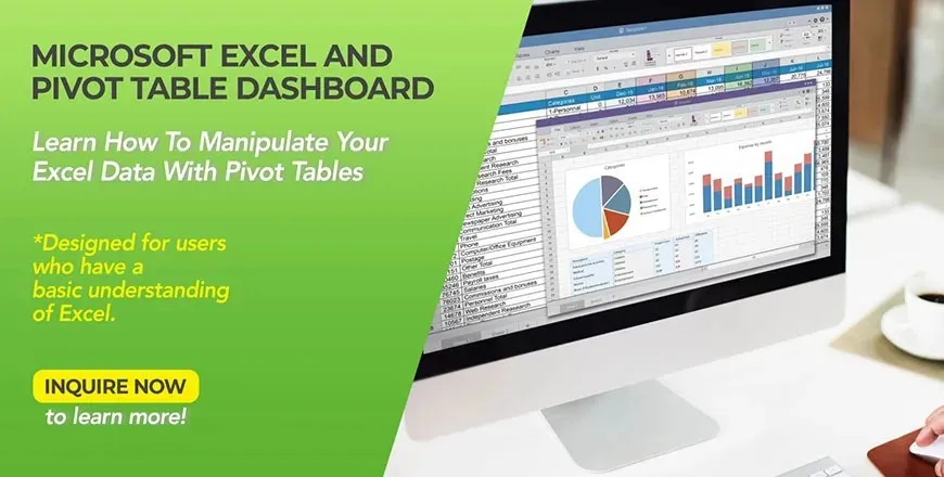 MICROSOFT EXCEL AND PIVOT TABLE